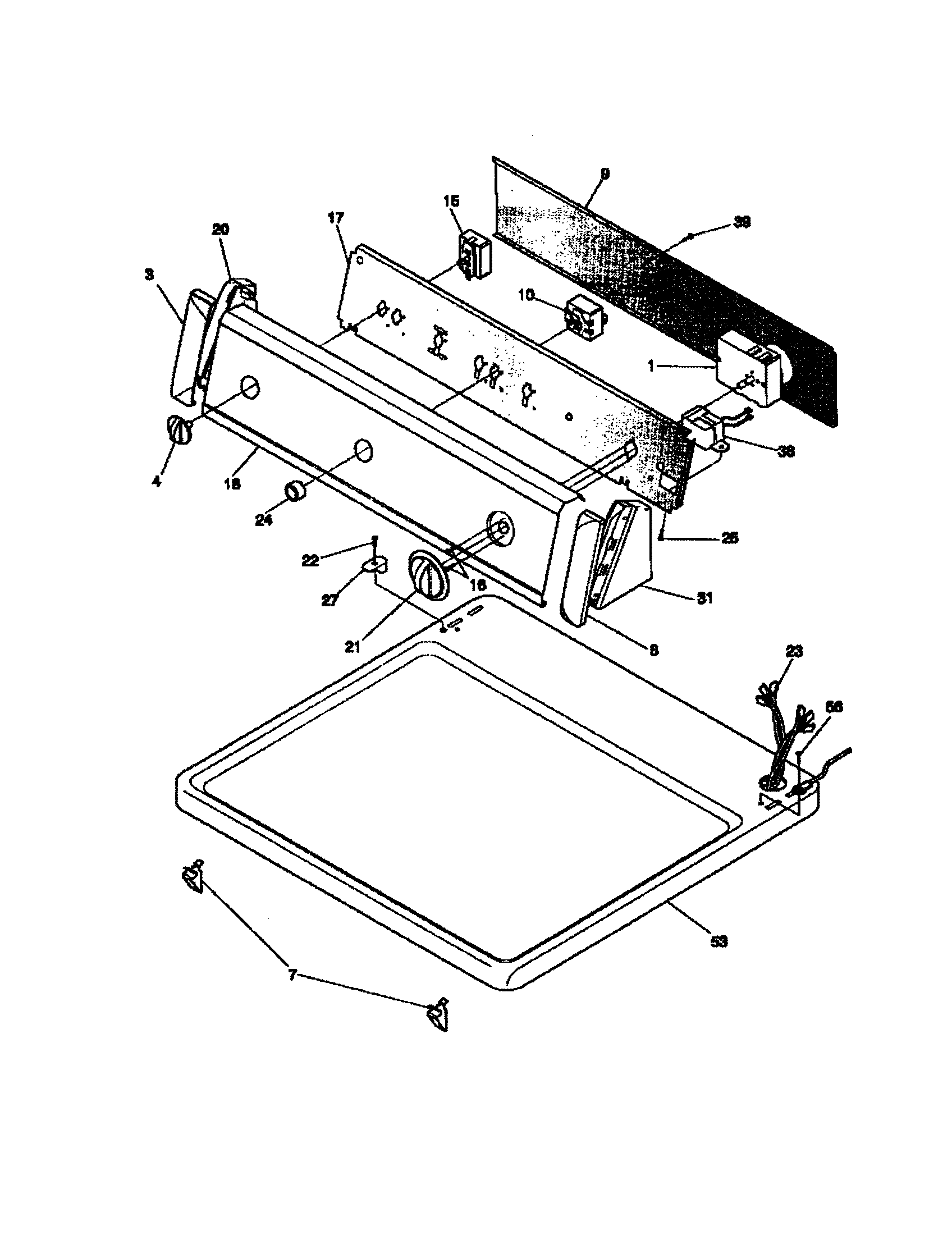 Controls/top panel