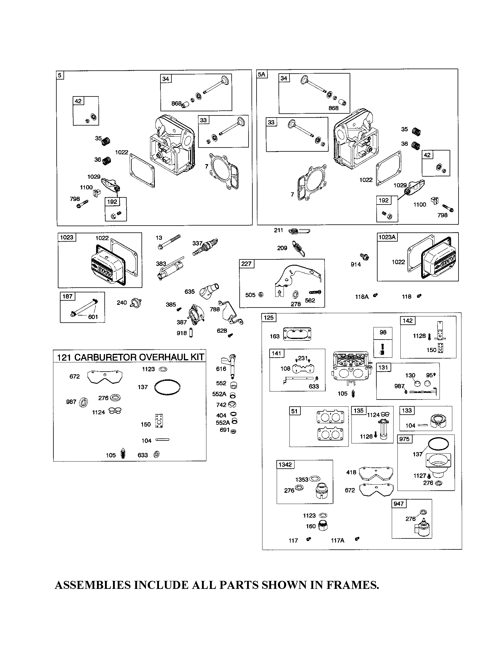 Head-cylinder/carburetor