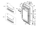 Refrigerator door