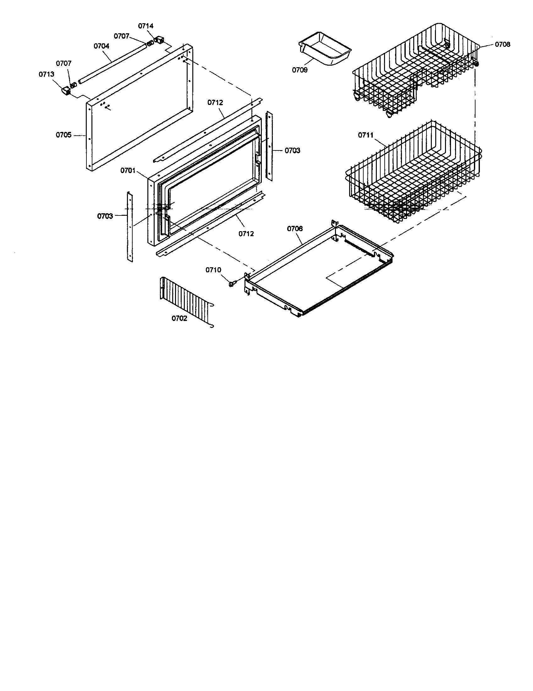 FREEZER DOOR/RACKS