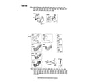 Snapper 7800190 muffler/guard/air cleaner diagram