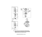 Briggs & Stratton 126T05-0678-B3 rewind starter/starter motor diagram