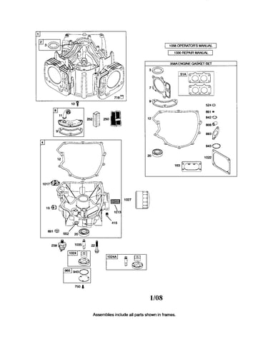 Cylinder/sump