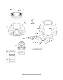 Air cleaner cover/blower housing