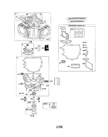 Cylinder/sump