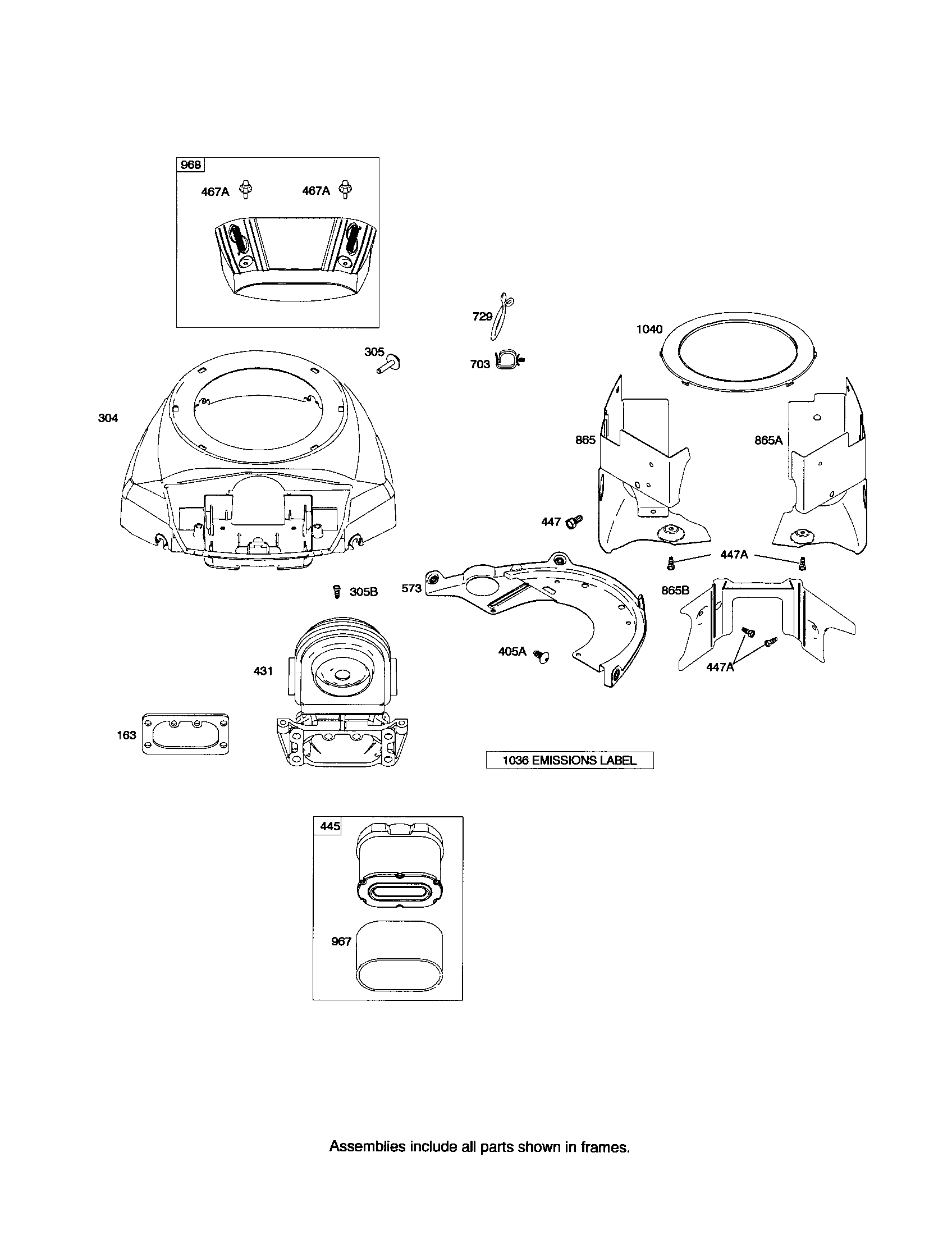 BLOWER HOUSING/AIR GUIDE