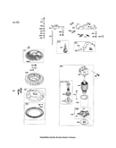 Motor-starter/flywheel