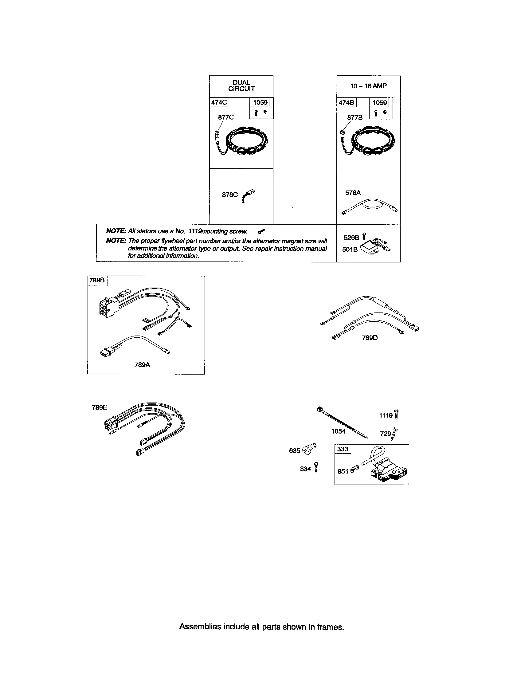 Wiring harness/armature-magneto