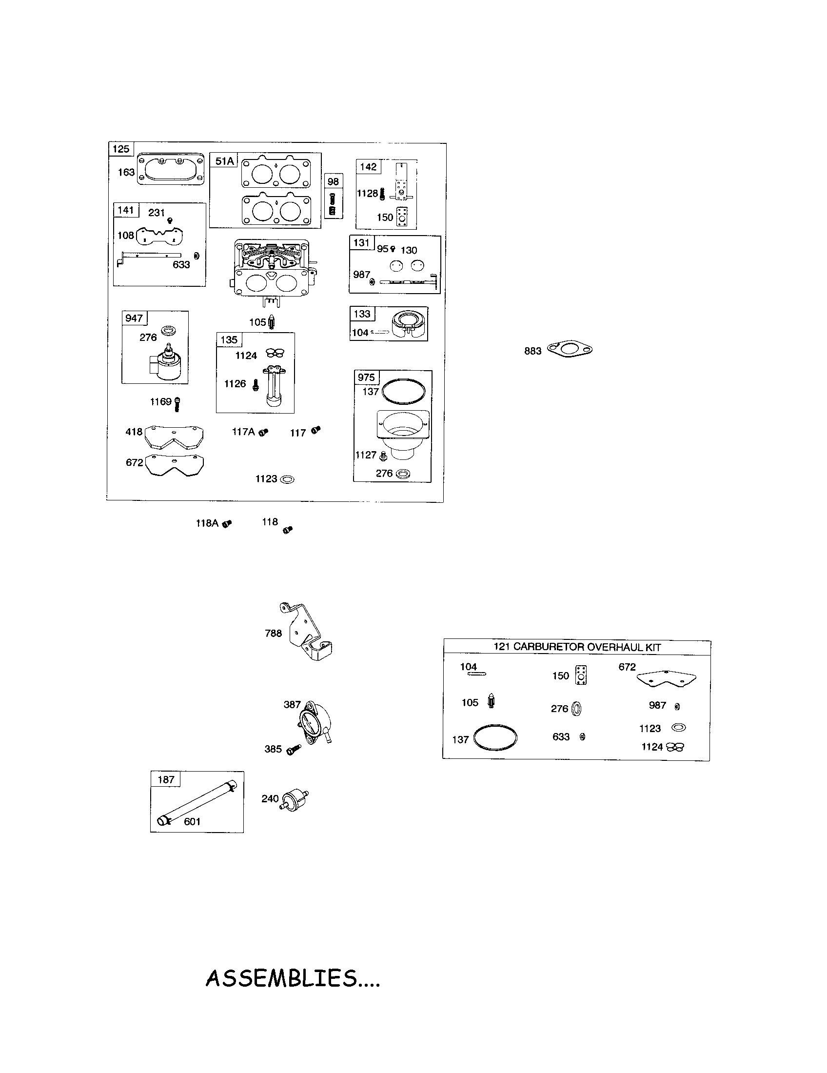 Carburetor/fuel line