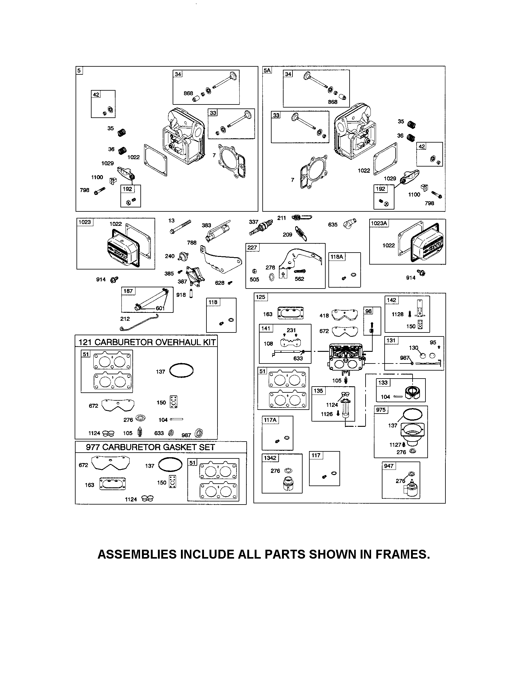 Head-cylinder/carburetor