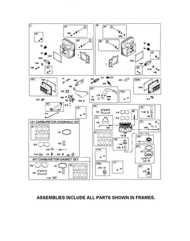 Head-cylinder/carburetor