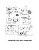 Motor-starter/flywheel/alternator