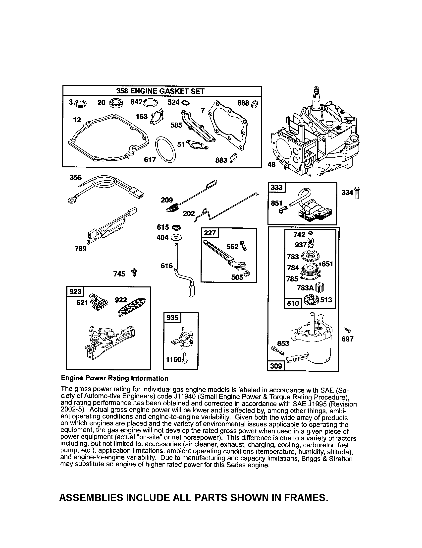 Starter-motor/brake