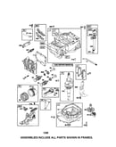 Cylinder/crankshaft/sump