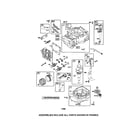 Craftsman 917388431 cylinder/crankshaft/sump diagram