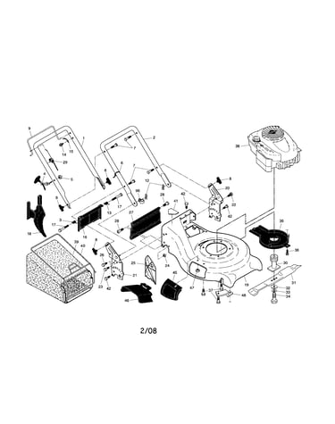 Handle/engine/housing