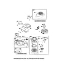 Craftsman 917370752 rewind starter/fuel tank diagram