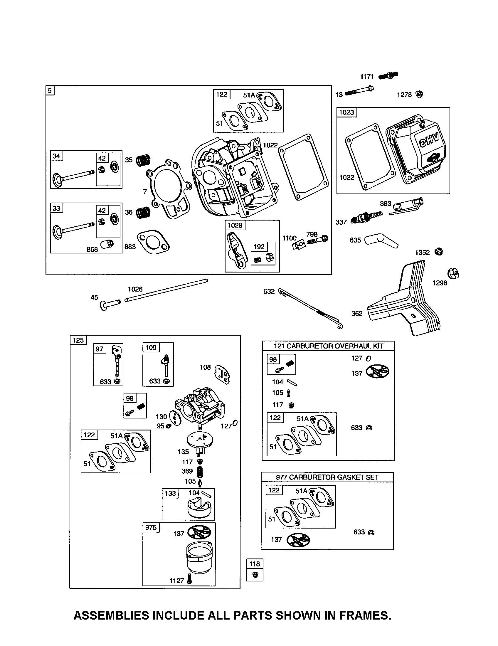 Head-cylinder/carburetor