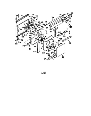 Downdraft blower