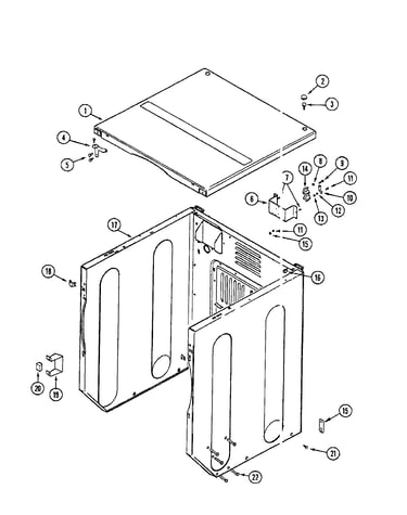 Cabinet-front (dryer)