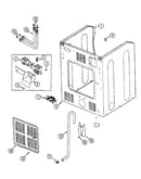 Cabinet-rear (washer)