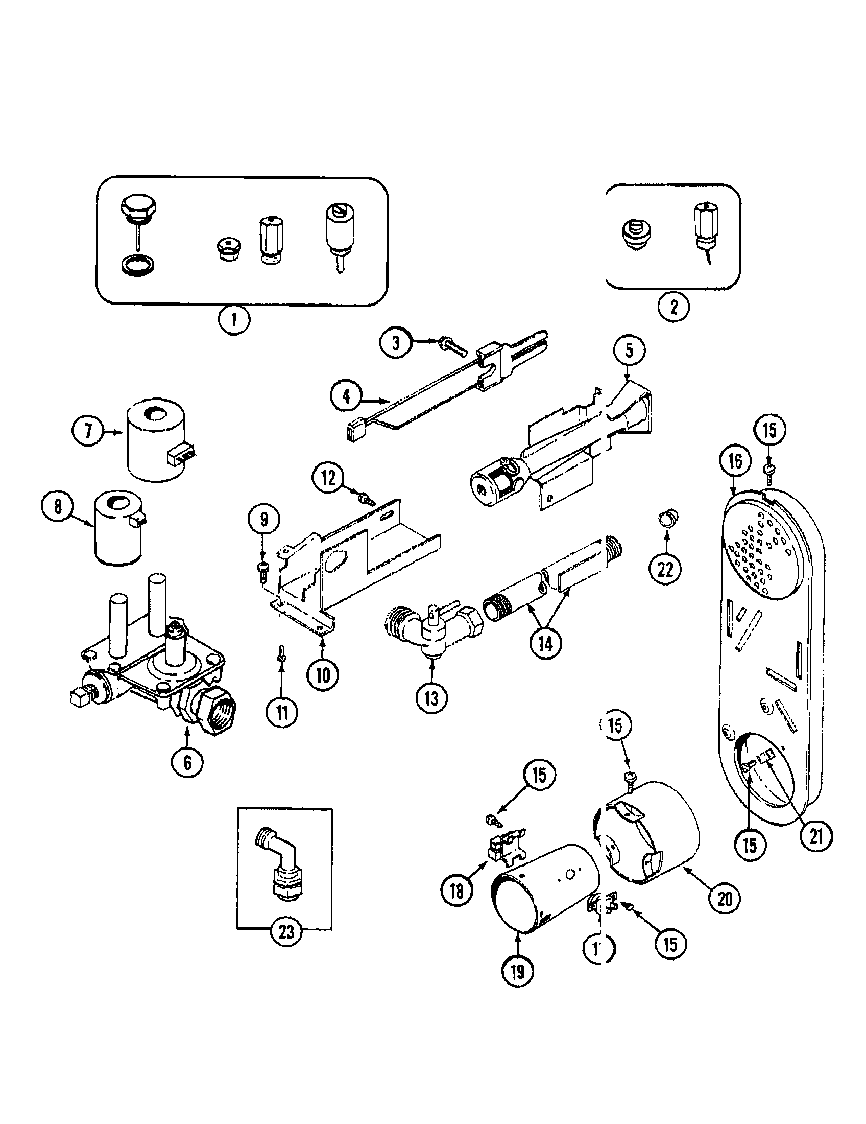 Gas valve (dryer)