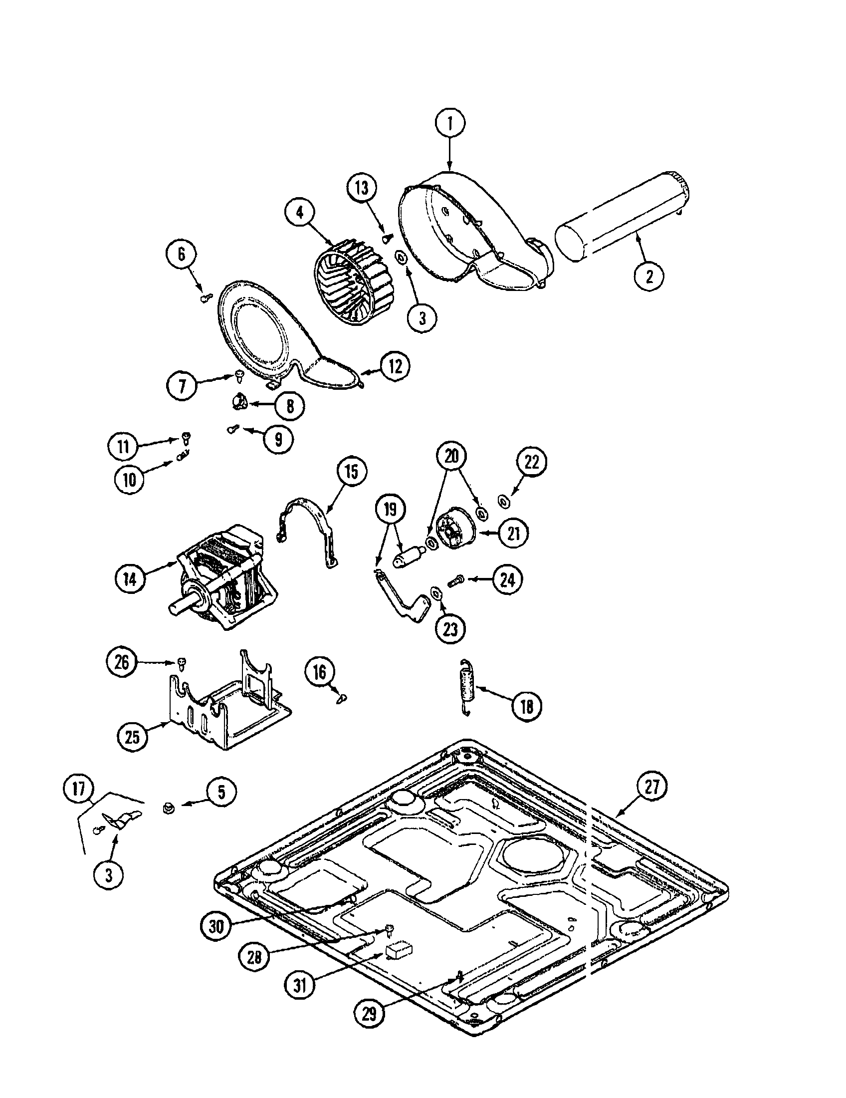 Motor drive (dryer)