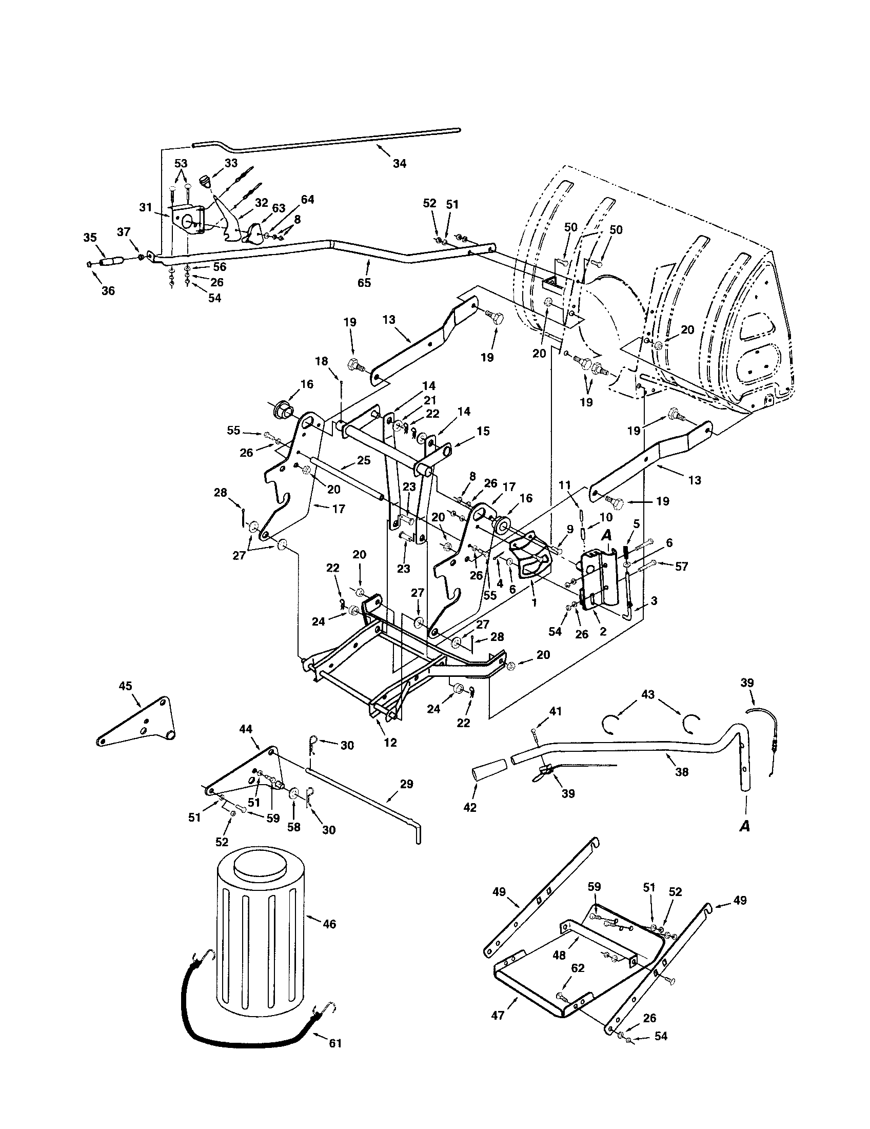 WEIGHT KEG/LIFT ASSY