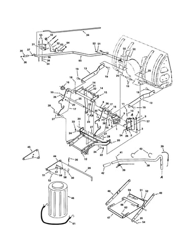 Weight keg/lift assy