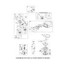 Briggs & Stratton 31P977-1094-B1 carburetor/blower housing diagram