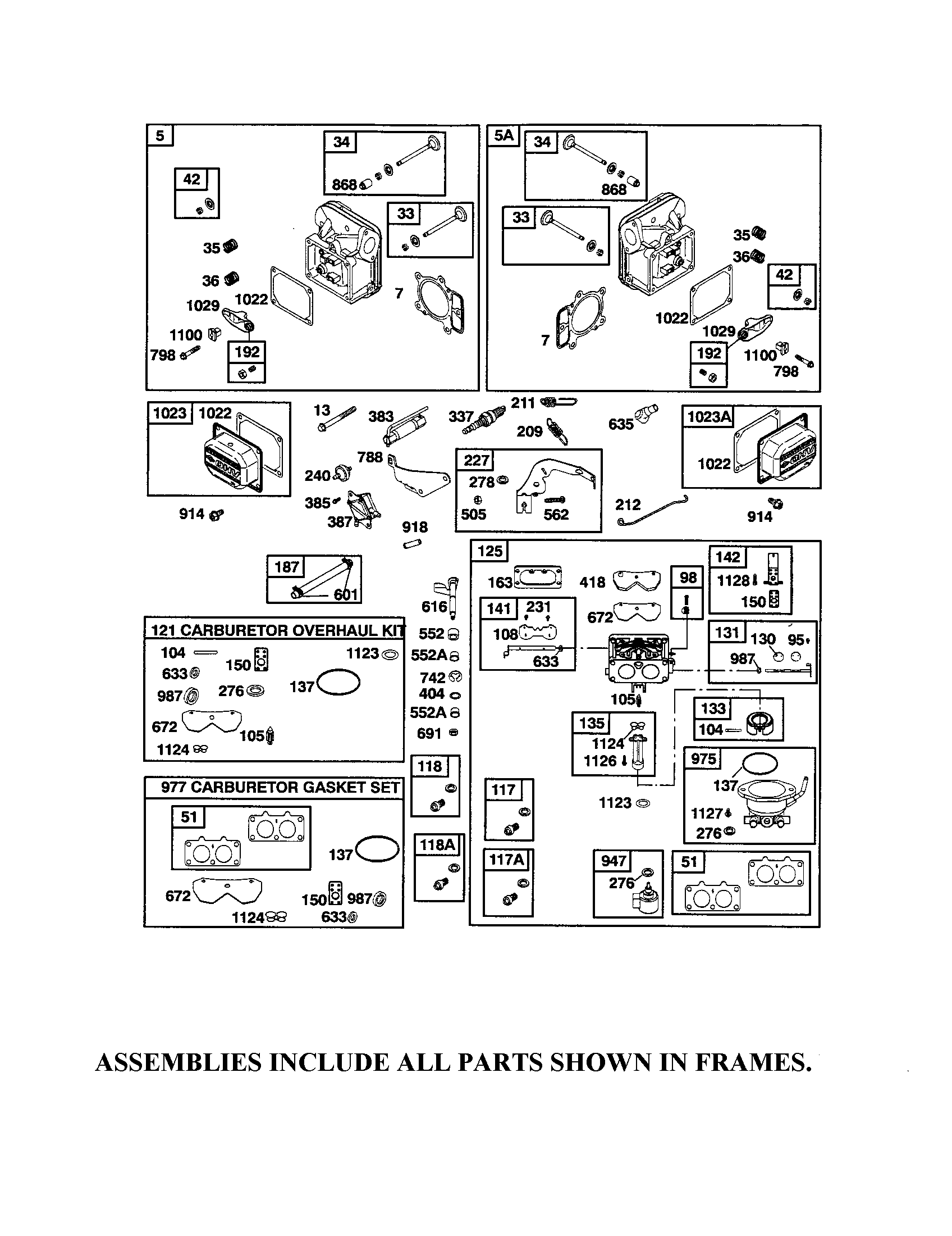 Head-cylinder/carburetor