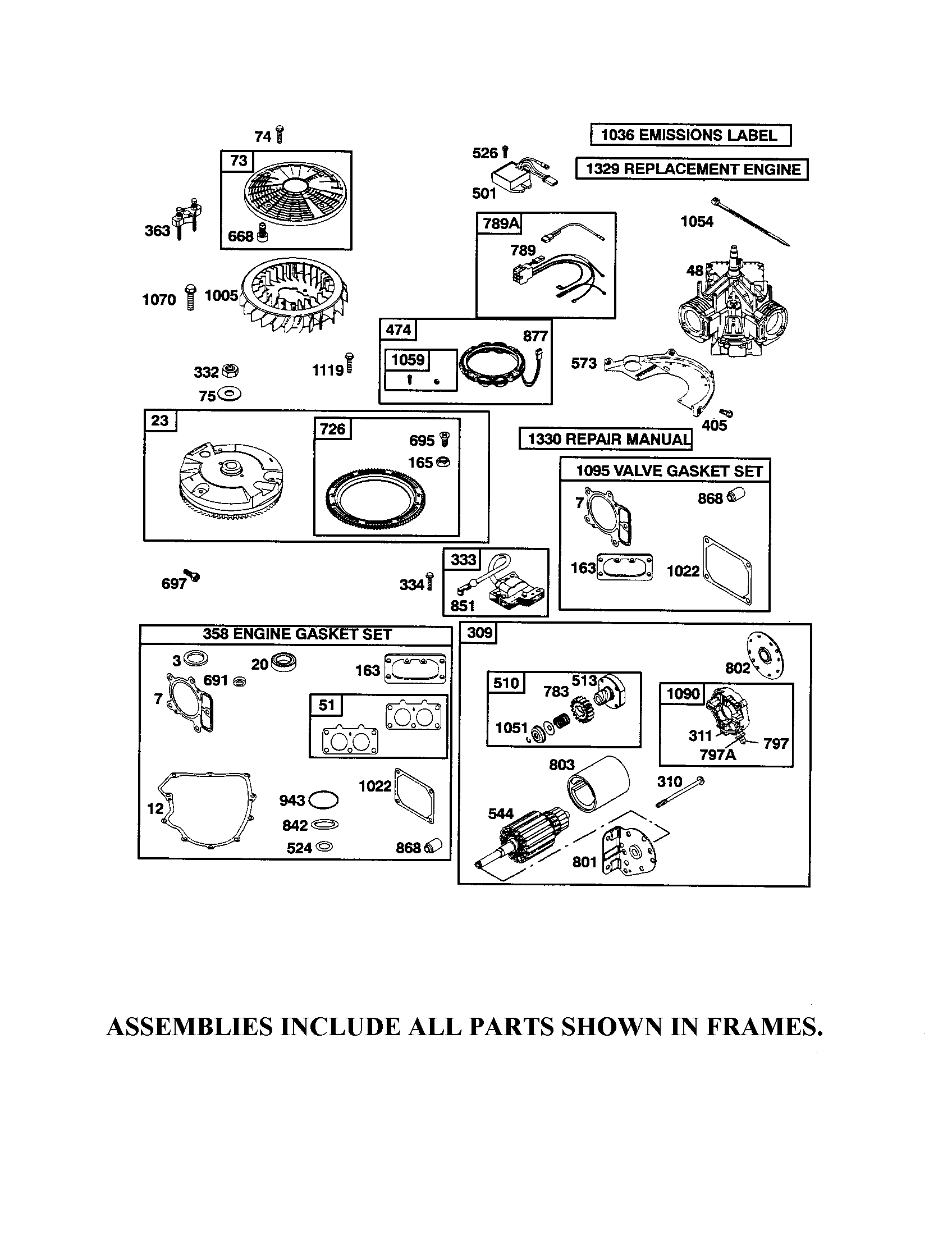 Motor-starter/alternator/flywheel