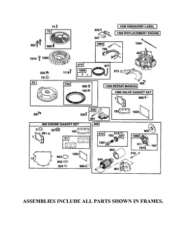Motor-starter/alternator/flywheel