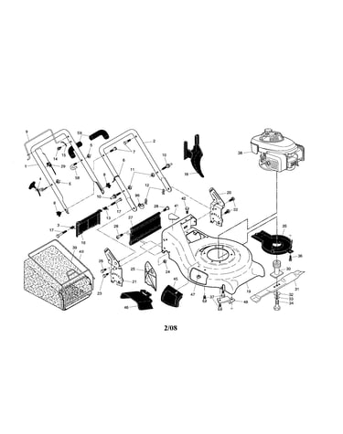 Handle/engine/housing