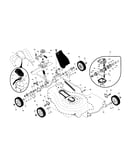 Drive control/gear case/wheels