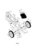 Engine/handle/wheels/tires