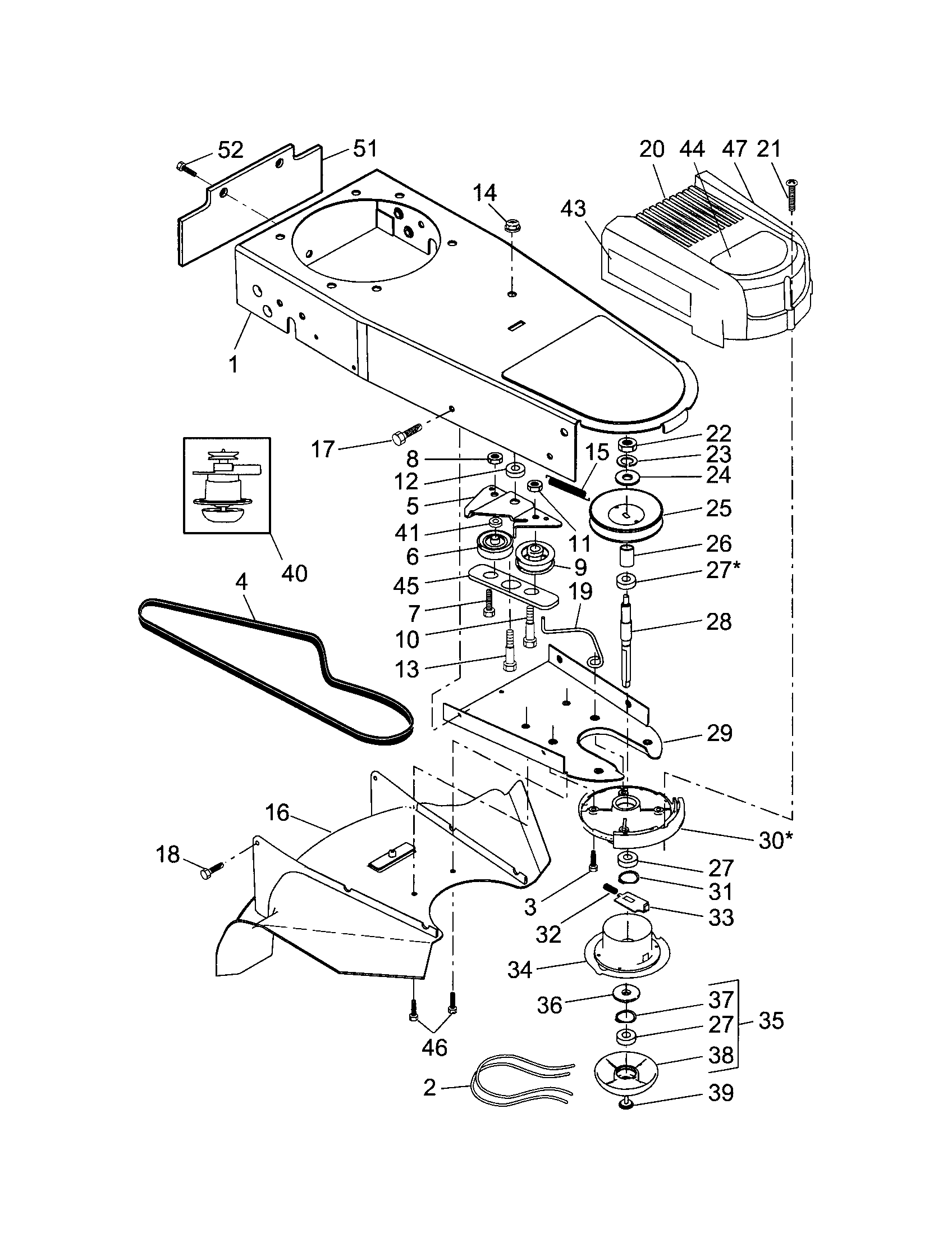 CHASSIS/DEFLECTOR