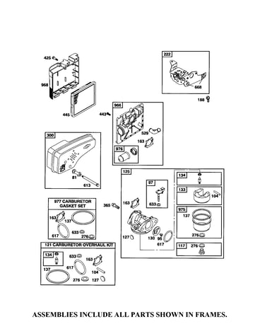 Muffler/carburetor