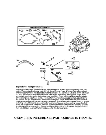 Short block/governor control lever