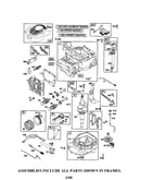 Cylinder/crankshaft/sump