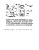 Fuel tank/rewind starter