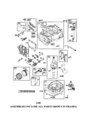 Cylinder/crankshaft/sump