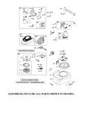 Rewind starter/carburetor