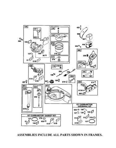 Carburetor/fuel tank