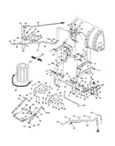 Plastic keg/mounting plate