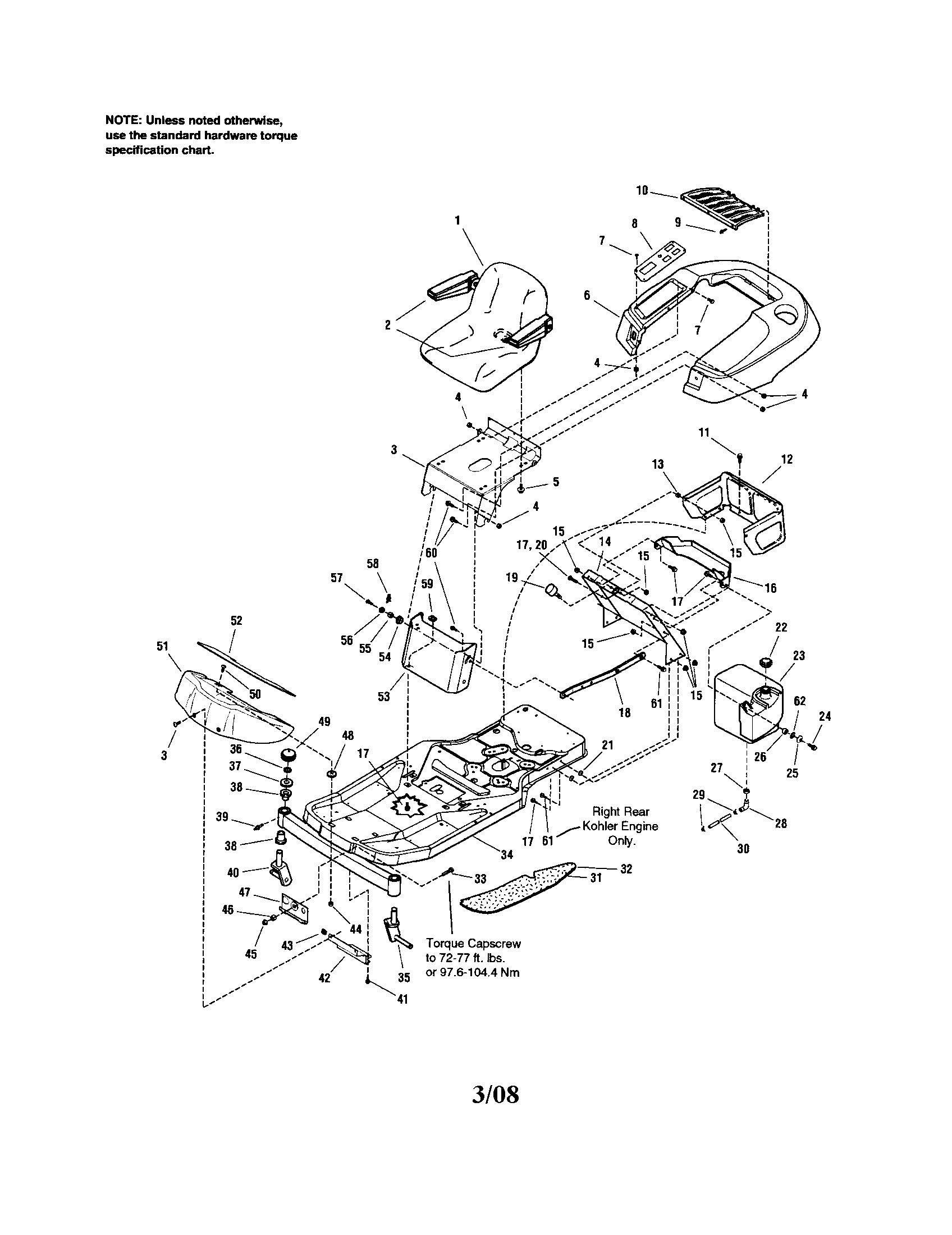 FRAME/BODY/SEAT