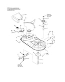 Mower deck-housing/arbor