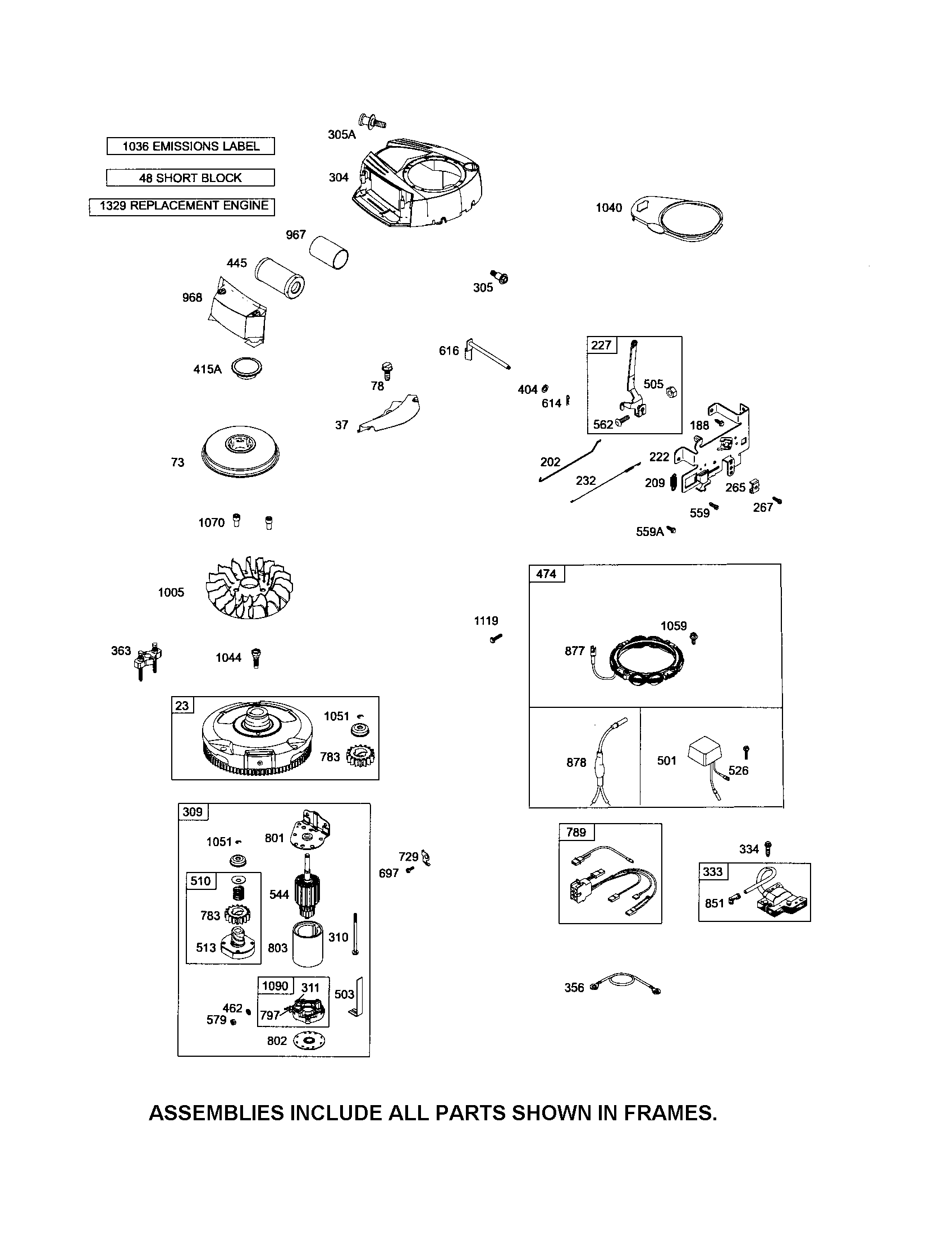 STARTER MOTOR/ALTERNATOR/HOUSING