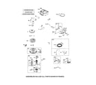 Craftsman 10726786 starter motor/alternator/housing diagram