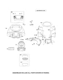 Blower housing/air cleaner cover
